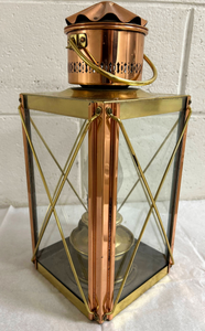 Antique Victorian Copper Storm Lantern-Lantern-Antique Warehouse