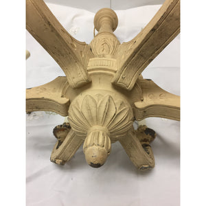 19th Century French Carved & Painted Chandelier-Chandelier-Antique Warehouse