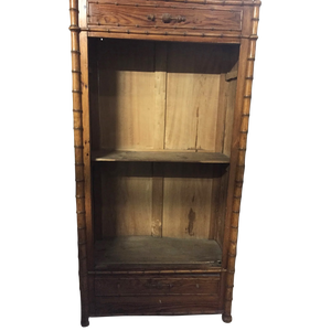 19th Century French Faux Bamboo Armoire-Armoire-Antique Warehouse