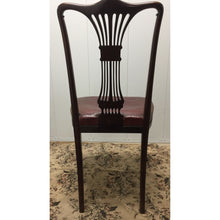 Load image into Gallery viewer, 20th Century Mahogany Side Chair with Red Leather-Chairs-Antique Warehouse