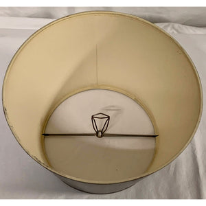 Vintage Round Black Bouillotte Lampshade | Small - 10"W x 6.5"H-Lampshade-Antique Warehouse