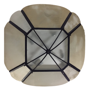Geometric French Art Deco Chandeliers - Set of 3-Chandelier-Antique Warehouse