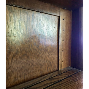 Antique American Bow Glass China Cabinet - Chittendon & Eastman-Cabinet-Antique Warehouse