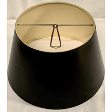 Load image into Gallery viewer, Vintage Round Black Bouillotte Lampshade | Small - 10&quot;W x 6.5&quot;H-Lampshade-Antique Warehouse