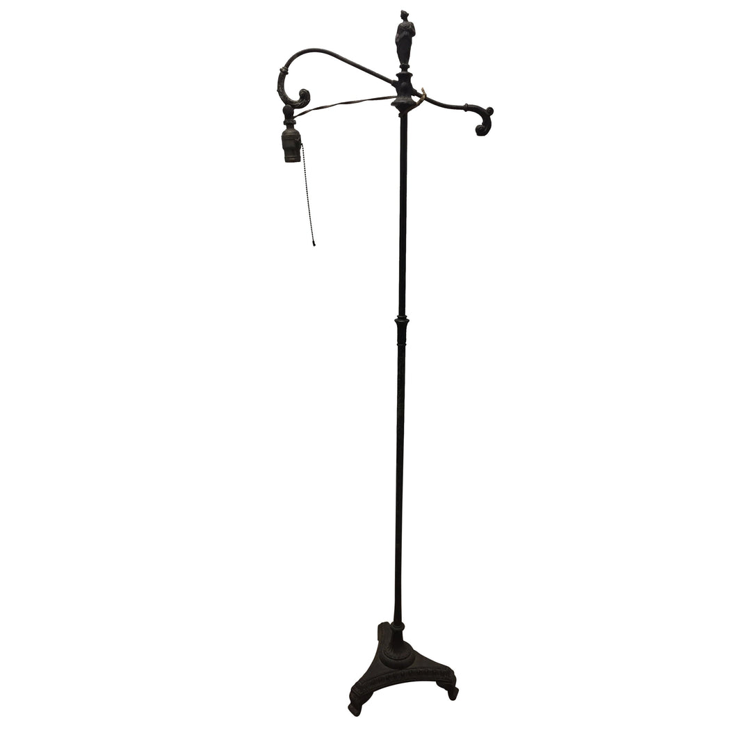 Early 20th Century French Iron Floor Lamp-Lamp-Antique Warehouse