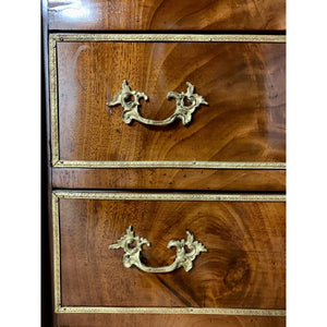 Empire Mahogany Secrétaire à abattant with Brass Mounts and Marble Top-Secretaire-Antique Warehouse