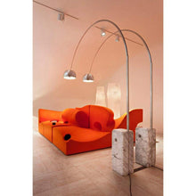 Load image into Gallery viewer, Flos Arco Arch Curved Floor Lamp with Carrara Marble base-Floor Lamp-Antique Warehouse