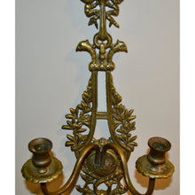 Load image into Gallery viewer, French Two Candle Brass Sconce-Sconces-Antique Warehouse