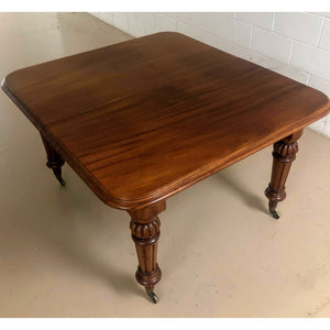 Mid 19th Century Antique Victorian Mahogany Dining Set with Table and 8 Chairs - Set of 9-Dining Table-Antique Warehouse