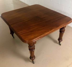 Mid 19th Century Antique Victorian Mahogany Dining Table-Dining Table-Antique Warehouse
