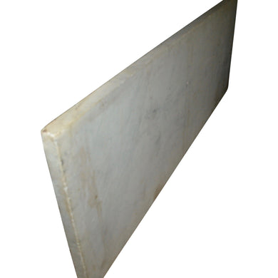 Large Antique White Marble Counter | Table Top | Slab | 72