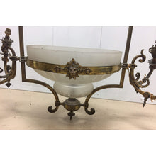 Load image into Gallery viewer, Large Brass Art Nouveau Chandelier-Chandelier-Antique Warehouse