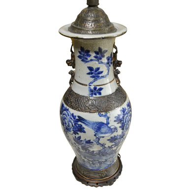 Late 20th Century Painted and Glazed Ceramic Table Lamp-Lamp-Antique Warehouse