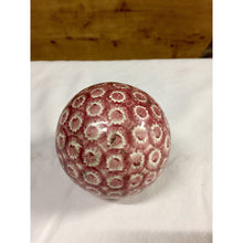 Load image into Gallery viewer, Marble Ball - red-Decor-Antique Warehouse