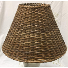 Load image into Gallery viewer, Medium Wicker Empire Lampshade - 15&quot; Diam. x 9&quot;H - a Pair available-Lampshade-Antique Warehouse