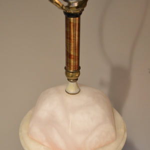 Mid Century Italian Marble Gazebo Table Lamp-Lamp-Antique Warehouse
