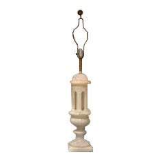 Mid Century Italian Marble Gazebo Table Lamp-Lamp-Antique Warehouse