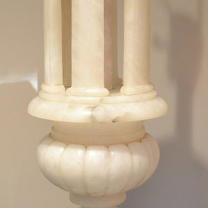 Mid Century Italian Marble Gazebo Table Lamp-Lamp-Antique Warehouse