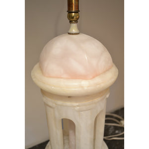 Mid Century Italian Marble Gazebo Table Lamp-Lamp-Antique Warehouse