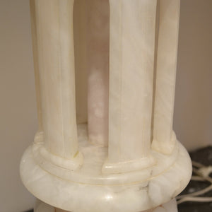 Mid Century Italian Marble Gazebo Table Lamp-Lamp-Antique Warehouse