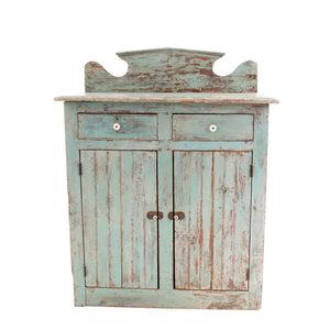 Painted Ontario Kitchen Buffet (blue)-Buffet-Antique Warehouse