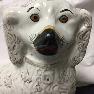 Pair of Antique English Staffordshire Dogs - 14" Tall-Decorative-Antique Warehouse