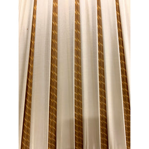 Vintage Designer Custom Two-Toned Pleated Silk Lamp Shade made by Naomi di Gavriel - 20.5"-Lampshade-Antique Warehouse