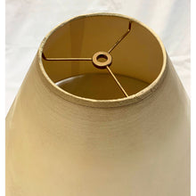 Load image into Gallery viewer, Vintage Large Empire Style Cone Lampshades, Cream - 20&quot;W x 13.5&quot;H - a Pair Avail-Lampshade-Antique Warehouse