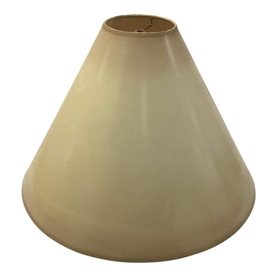 Vintage Large Empire Style Cone Lampshades, Cream - 20
