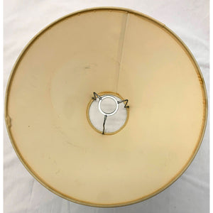 Vintage Late 20th Century Wide Coolie Tan Uno Lamp Shade-Lampshade-Antique Warehouse