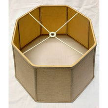 Load image into Gallery viewer, Vintage Octagon Fabric Lampshades | Medium - 16&quot;W x 10&quot;H | A Pair available-Lampshade-Antique Warehouse