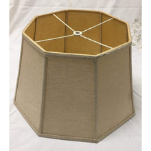 Load image into Gallery viewer, Vintage Octagon Fabric Lampshades | Medium - 16&quot;W x 10&quot;H | A Pair available-Lampshade-Antique Warehouse