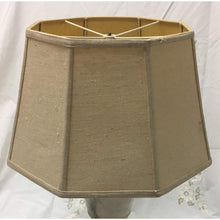 Load image into Gallery viewer, Vintage Octagon Fabric Lampshades | Medium - 16&quot;W x 10&quot;H | A Pair available-Lampshade-Antique Warehouse