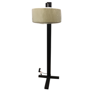 Vintage Robert Abbey Floor Lamp with Paper Crosshatch Shade - a Pair available-Floor Lamp-Antique Warehouse