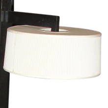 Load image into Gallery viewer, Vintage Robert Abbey Floor Lamp with Paper Crosshatch Shade - a Pair available-Floor Lamp-Antique Warehouse