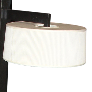 Vintage Robert Abbey Floor Lamp with Paper Crosshatch Shade - a Pair available-Floor Lamp-Antique Warehouse