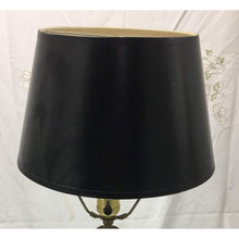 Load image into Gallery viewer, Vintage Round Black Bouillotte Lampshade | Small - 10&quot;W x 6.5&quot;H-Lampshade-Antique Warehouse