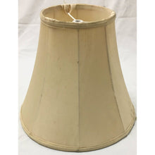 Load image into Gallery viewer, Vintage Round Fabric Bell Lampshade, Cream | Medium-Lampshade-Antique Warehouse