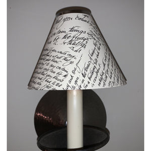 Vintage Trudie Wright Parchment Paper Single Light Empire Candle Shades - Set of 7-Lampshade-Antique Warehouse