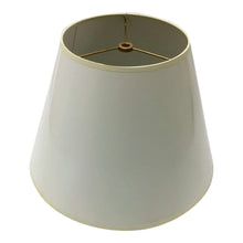 Load image into Gallery viewer, Vintage White Round Empire Lampshade | Medium | 13&quot;W x 9&quot;H-Lampshade-Antique Warehouse